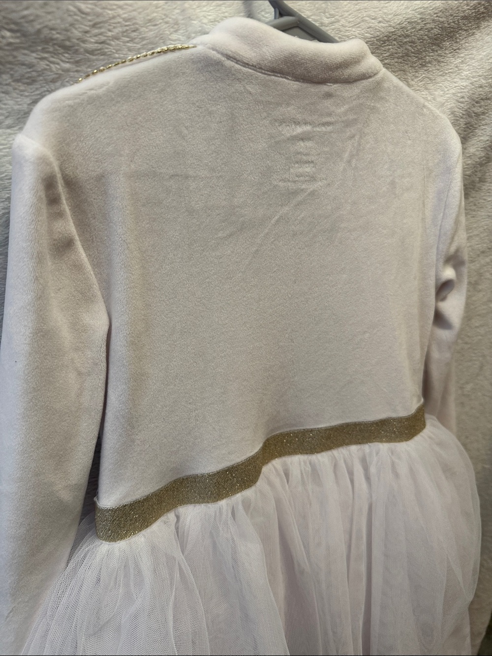 Posh Peanut Nutcracker White & Gold Tulle Ballet Costume Dress Girls Size 7Y-8Y - Picture 7 of 7